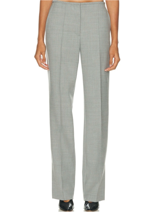Helmut Lang Pants - NWT $395 HELMUT LANG Low Rise Pant in Light Gray Melange Size 2